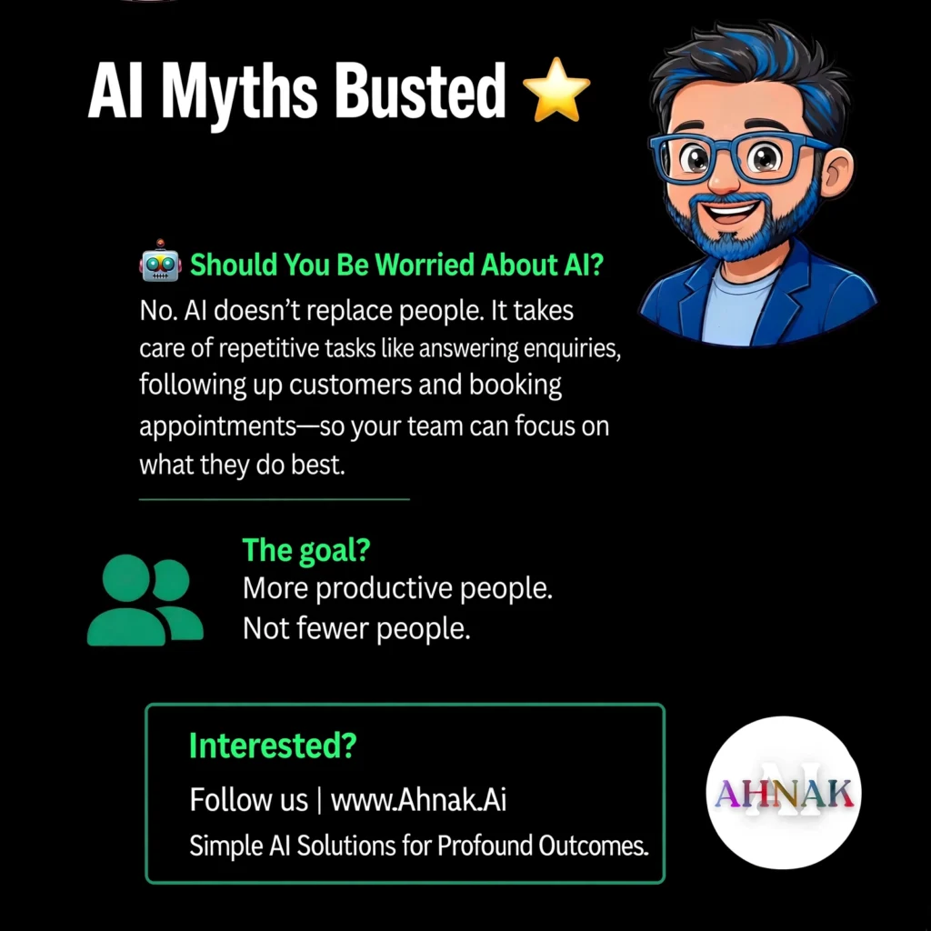 Will AI replace people in small business