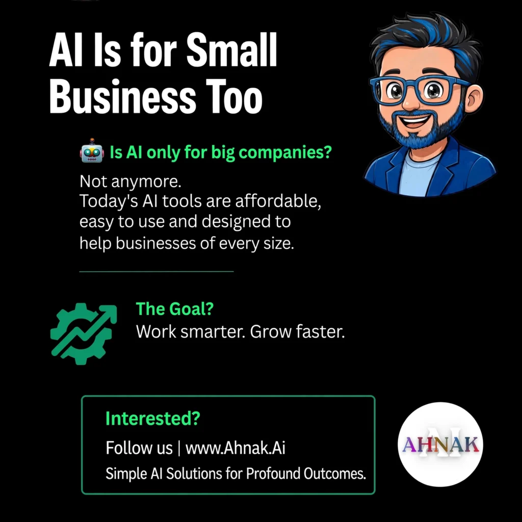 AI for small business is not only for big companies