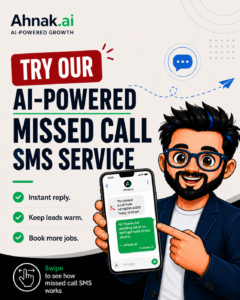 AI-powered missed call SMS for small business customer enquiries